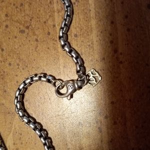 DAVID YURMAN 2.6 mm BABY BOX CHAIN NECKLACE 30"